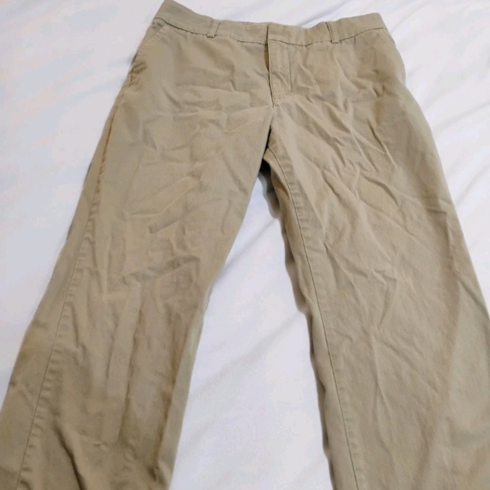 Lee Women's Khaki Straight Leg Pants